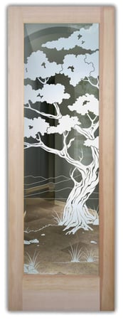 Front Door with sandblast Frosted Glass Design Art Glass Featuring Sandblast Etched Glass by Sans Soucie