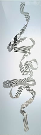 Door Glass Insert with sandblast Frosted Glass Design Art Glass Featuring Sandblast Etched Glass by Sans Soucie