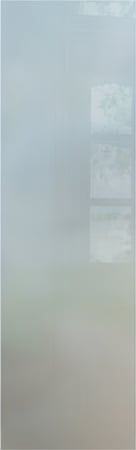 Door Glass Insert featuring Frosted Glass Design Etched Glass by Sans Soucie Art Glass with Custom Geometric Design Plain Solid Frosted Glass (no art)