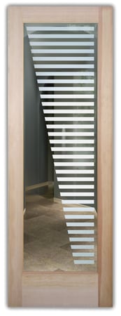 Front Door with sandblast Frosted Glass Design Art Glass Featuring Sandblast Etched Glass by Sans Soucie