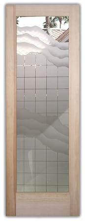 Front Door with sandblast Frosted Glass Design Art Glass Featuring Sandblast Etched Glass by Sans Soucie
