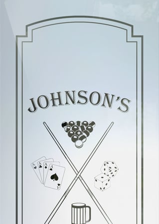 Bathroom Door Insert with sandblast Frosted Glass Design Art Glass Featuring Sandblast Etched Glass by Sans Soucie