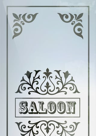 Bathroom Door Insert with sandblast Frosted Glass Design Art Glass Featuring Sandblast Etched Glass by Sans Soucie