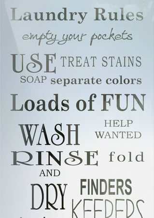 Laundry Insert with sandblast Frosted Glass Design Art Glass Featuring Sandblast Etched Glass by Sans Soucie