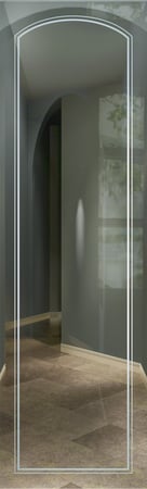 Door Glass Insert with sandblast Frosted Glass Design Art Glass Featuring Sandblast Etched Glass by Sans Soucie