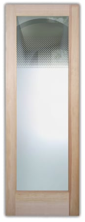 Front Door with sandblast Frosted Glass Design Art Glass Featuring Sandblast Etched Glass by Sans Soucie