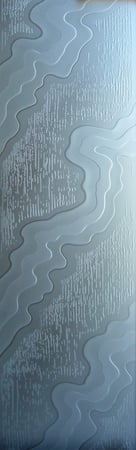 Door Glass Insert with sandblast Frosted Glass Design Art Glass Featuring Sandblast Etched Glass by Sans Soucie