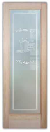 Front Door with sandblast Frosted Glass Design Art Glass Featuring Sandblast Etched Glass by Sans Soucie
