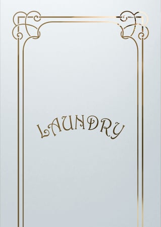 Laundry Insert with a sandblast Frosted Glass Traditional Design Custom-Designed Decorative Etched Glass