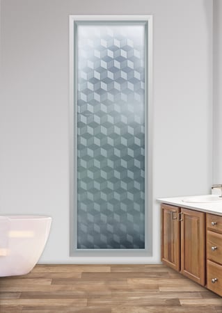 Window with sandblast Frosted Glass Design Art Glass Featuring Sandblast Etched Glass by Sans Soucie