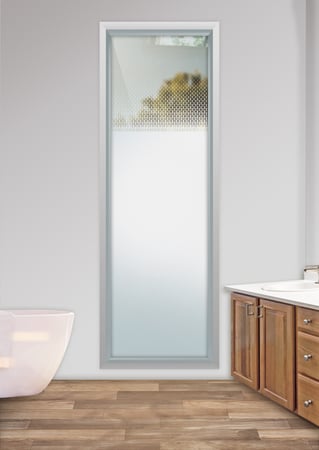 Window with sandblast Frosted Glass Design Art Glass Featuring Sandblast Etched Glass by Sans Soucie