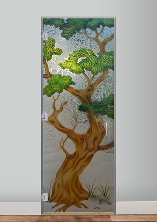 Interior Glass Door with sandblast Frosted Glass Design Art Glass Featuring Sandblast Etched Glass by Sans Soucie