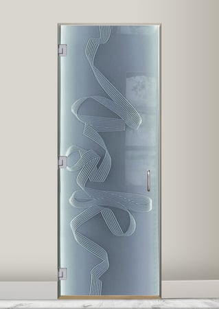 Interior Glass Door with sandblast Frosted Glass Design Art Glass Featuring Sandblast Etched Glass by Sans Soucie