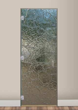 Interior Glass Door with sandblast Frosted Glass Design Art Glass Featuring Sandblast Etched Glass by Sans Soucie