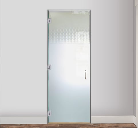 Interior Glass Door with sandblast Frosted Glass Design Art Glass Featuring Sandblast Etched Glass by Sans Soucie