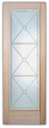 Pantry Door with sandblast Frosted Glass Design Art Glass Featuring Sandblast Etched Glass by Sans Soucie