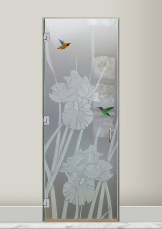 Interior Glass Door with sandblast Frosted Glass Design Art Glass Featuring Sandblast Etched Glass by Sans Soucie