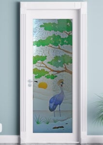 Nature-Inspired Glass Door Designs