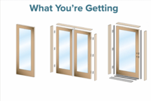 packing list slab prehung doors what you're getting sans soucie art glass