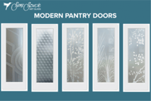 modern pantry doors frosted glass by sans soucie art glass