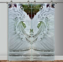 frosted glass barn door curl design sans soucie