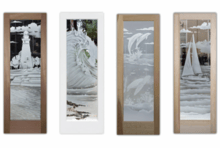 beach decor pantry doors sans soucie art glass