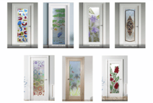 pantry doors painted bold colors