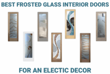 best frosted glass interior doors for eclectic decor styles