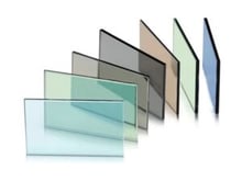 colored glass samples