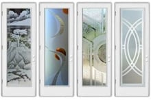 Art glass doors you can customize to suit your style. Sans Soucie Art Glass