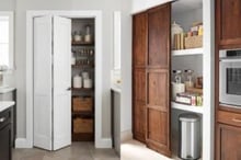 bi-fold pantry doors vs sliding pantry doors