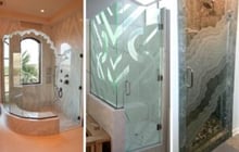 frosted shower doors with design, shower doors with frosted glass