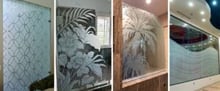 Divide With Style using Etched Glass Partitions