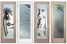 Sea Charm: Best Glass Front Doors for Beach Decor Style Homes