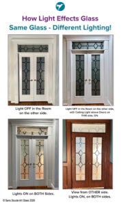 How Lighting Changes the Look of Frosted Glass Doors (Real-Life Example)
