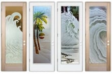 Stunning Coastal Interior Doors You’ll Love for Your Home - Sans Soucie Art Glass
