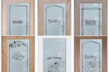 Pantry Door Sign Ideas for Every Kitchen Style - Sans Soucie Art Glass