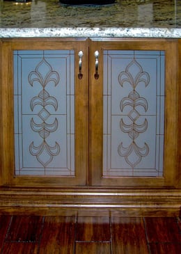 Cabinet Door Glass Inserts | Frosted Glass Inserts for Cabinet Doors