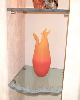 Custom Glass Shelves | Decorative Glass Shelves
