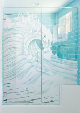 Frosted Glass Showers | Tub Shower Enclosures