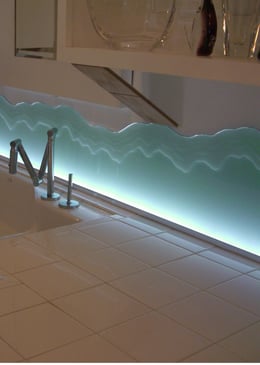 Glass Backsplash for Kitchens and Bath