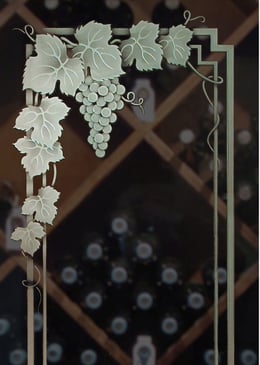 Glass Panels for Interior Doors Wine