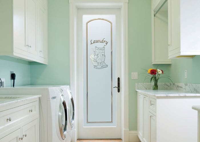 laundry room door frosted glass doors for laundry room