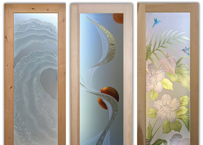 bathroom doors with glass decorative frosted glass sans soucie art glass