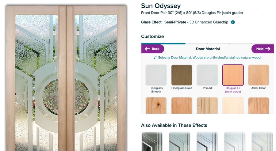 Design Your Frosted Glass Door Now
