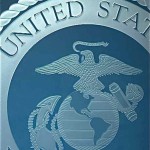 US Marine Corps Seal etched carved glass2