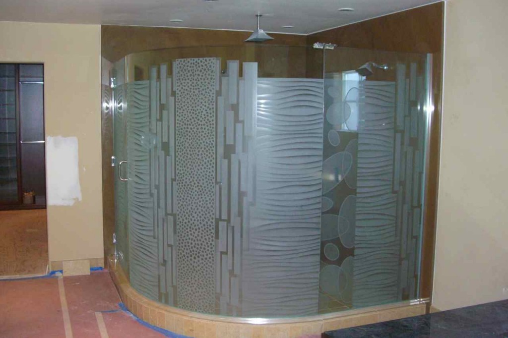 Stunning Curved Glass Shower Enclosure Sans Soucie