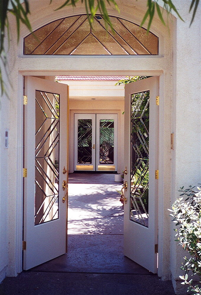 beveled glass entry gate and door sans soucie