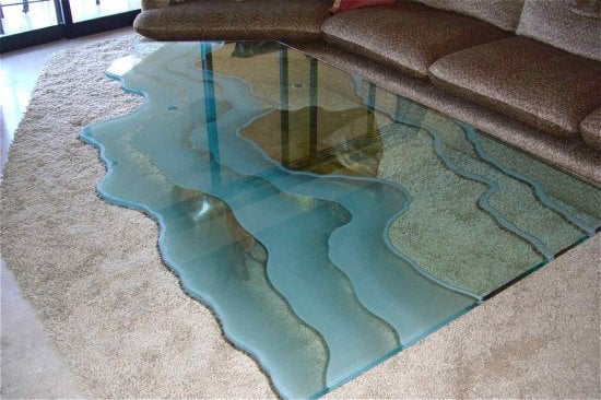Custom Glass Table Tops By Sans Soucie, Glass Top For Table Custom