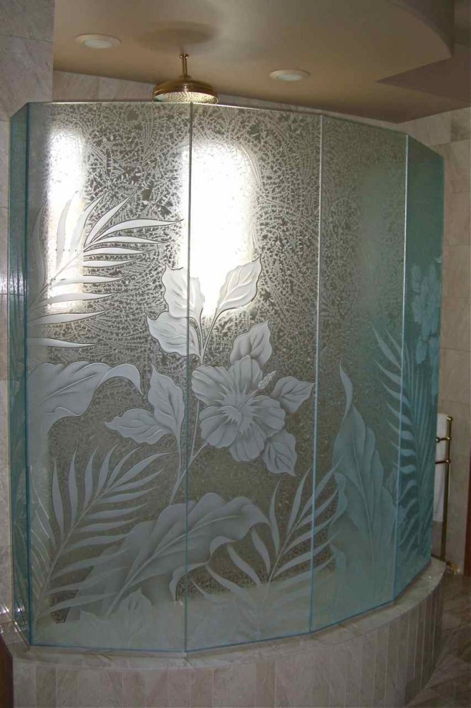 decorative glass for bathrooms